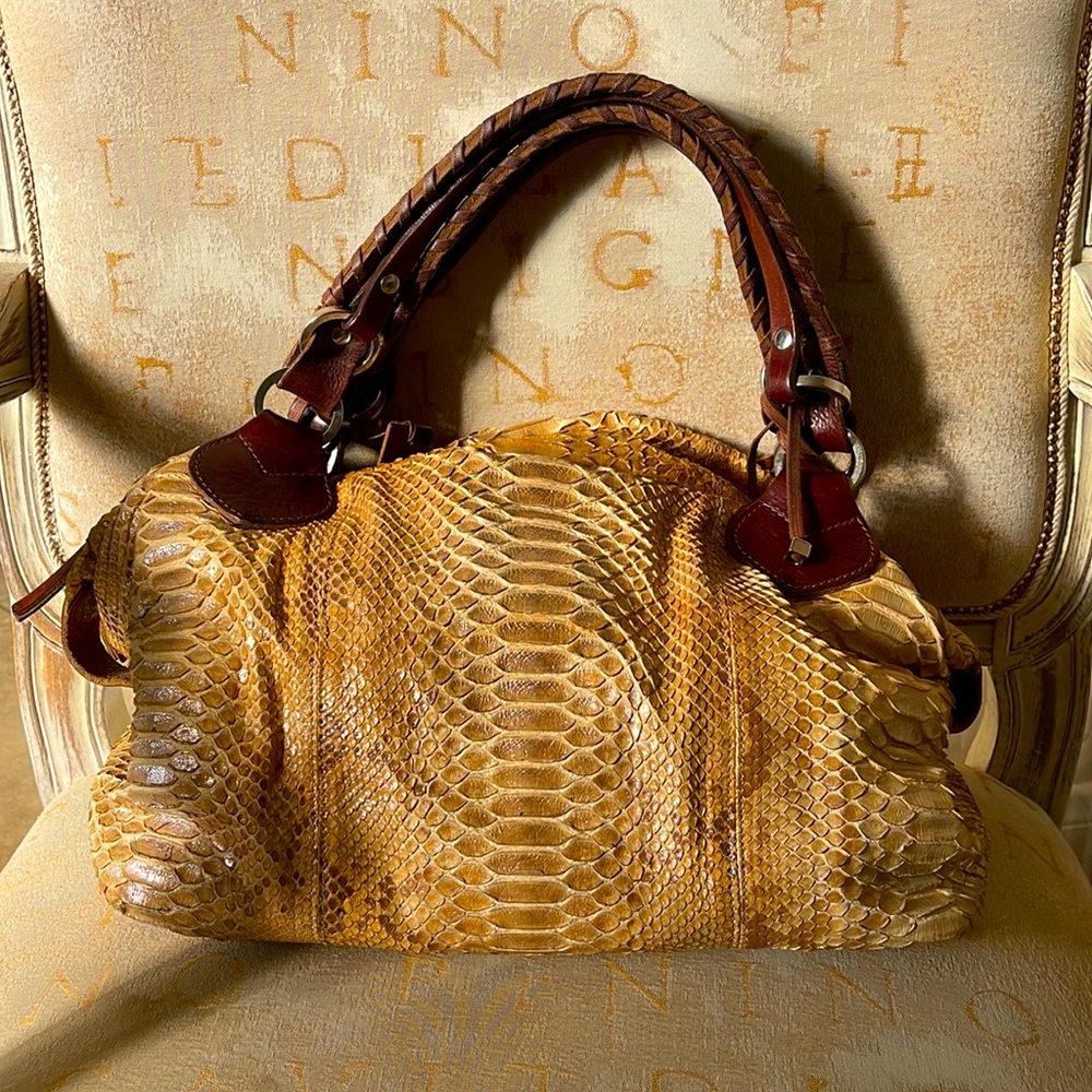 Pauric Sweeney Python Handbag- Authentic - Picture 1 of 8